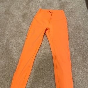 Lululemon orange leggings